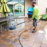 Pool Deck Cleaning