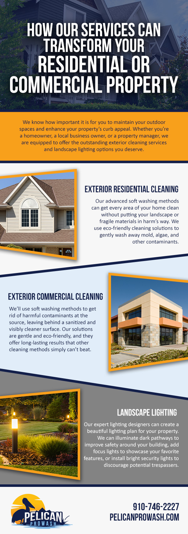 How Our Services Can Transform Your Residential or Commercial Property. [infographic]
